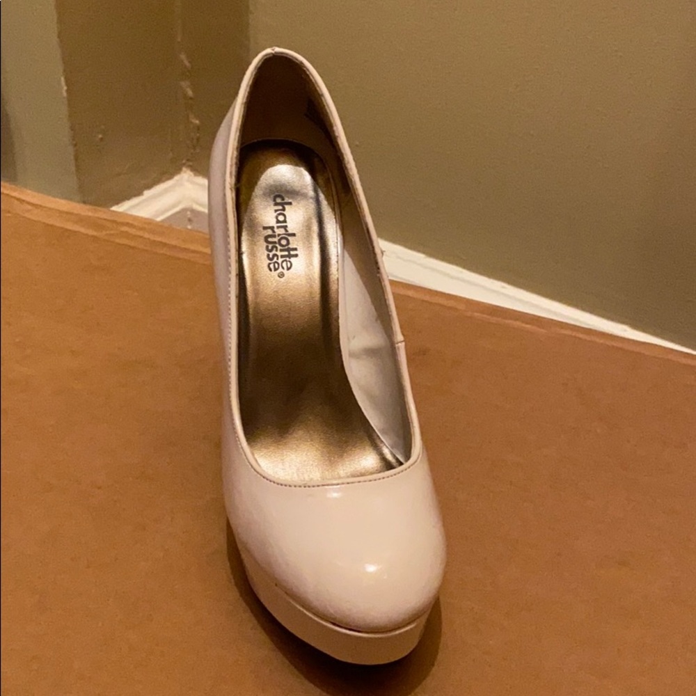 White pumps